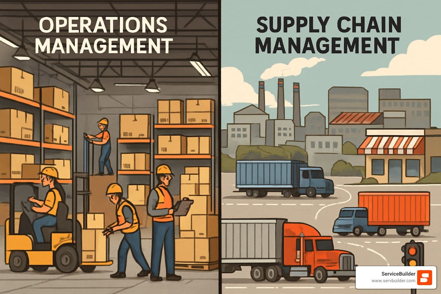 Supply Chain and Operations Management Walk into a Bar—What's the Difference?